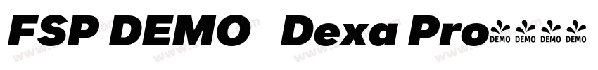 FSP DEMO   Dexa Pro字体转换